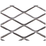 Hot Rolled Steel Expanded Metal Mesh Thickness 3 mm Width 1.22 m Length 4 m Black